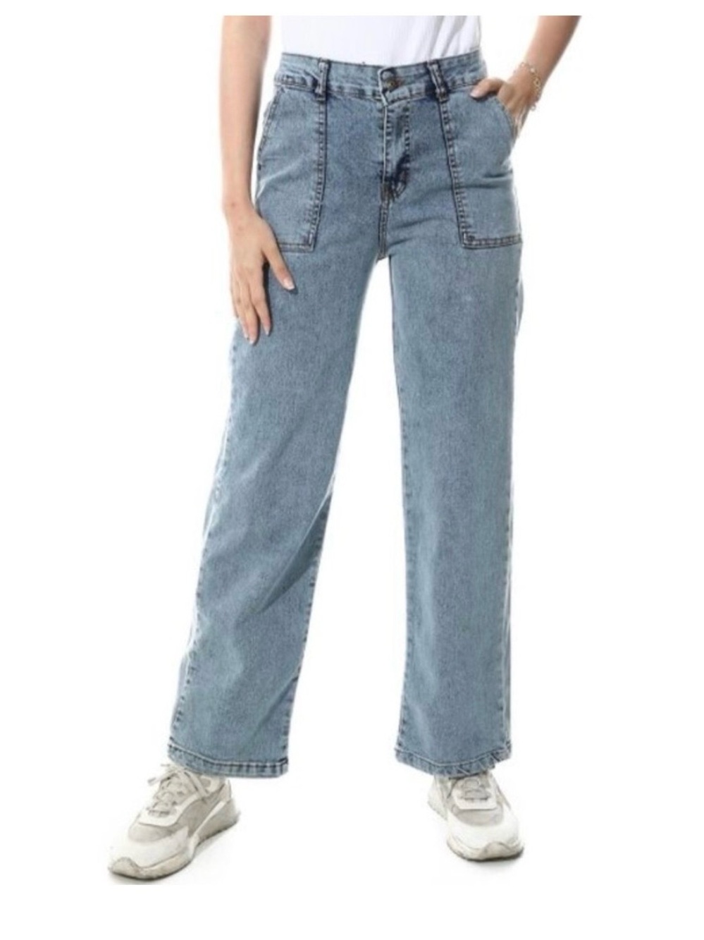 Guess Straight Leg Women's Jeans - Light Blue 036
